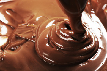 Chocolate as background