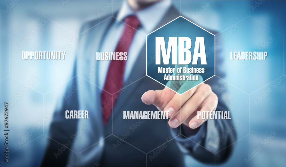 Wall mural MBA / Master of Business and Administration