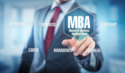 Fototapeta na wymiar MBA / Master of Business and Administration