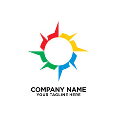 Compass direction Guide logo Icon