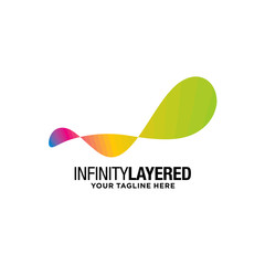 Infinity Layered logo Icon