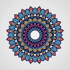 Mandala. Vintage decorative elements. Oriental pattern, vector illustration. Islam, Arabic, Indian, turkish, pakistan, chinese, ottoman motifs - 97674702