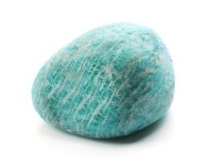 Amazonite isolated on white background