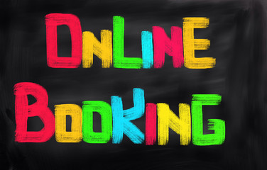 Obraz premium Online Booking Concept