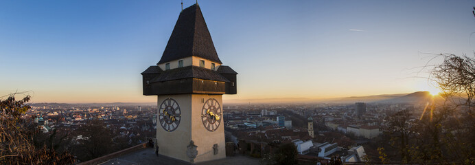 Grazer Uhrturm, Wahrzeichen der Stadt Graz