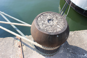 Obraz premium Modern Bollard at a Pier