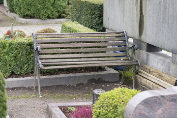 Holzbank, Ruheraum