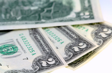 USA two dollar bills new