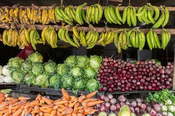 fruit shop from market in Sebaco, Nicaragua