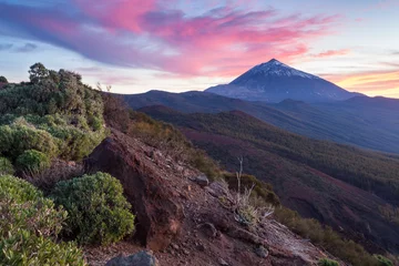 Türaufkleber Teide Sonnenaufgang, Teneriffa © benschie