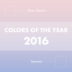 Colors on the year 2016. Rose quartz and serenity. Beautiful trendy gradient background.