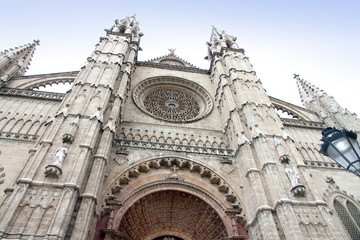 Fototapeta na wymiar Cathedral of Palma de Majorca