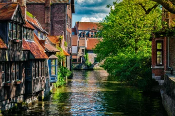 Zelfklevend Fotobehang Brugge Bruges Brugge town, Belgium