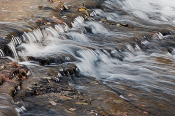 Beautiful micro waterfalls