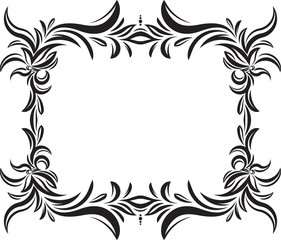 Unusual, decorative lace ornament, vintage frame with square emp