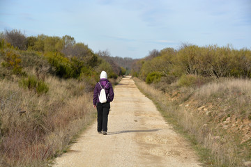 caminando por la ruta del ferrocarril minero, Burgos