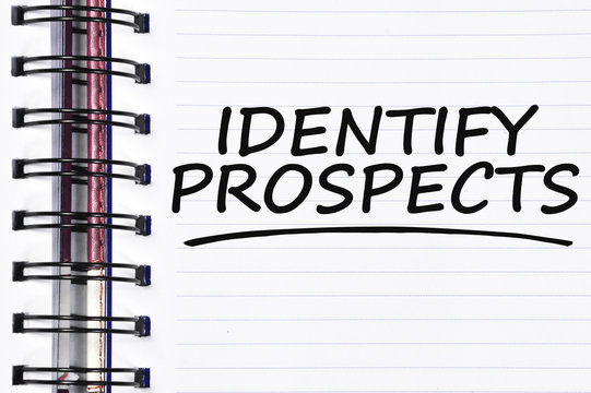 Identify Prospects Words On Spring Note Book