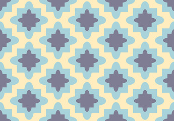 Abstract vintage tile pattern.Vector background