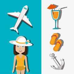 Summer, travel and vacation 