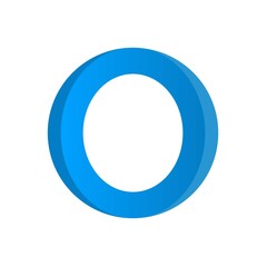 diabetes symbol, vector diabetes, blue circle