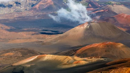Fotobehang Haleakala volcano crater © Mariusz Blach