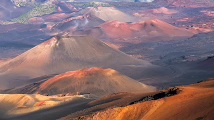 Zelfklevend Fotobehang Haleakala volcano crater © Mariusz Blach