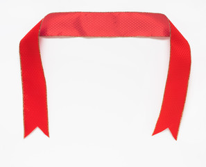 Red Diamond Pattern Banner