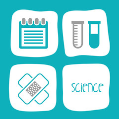 Science icons design 