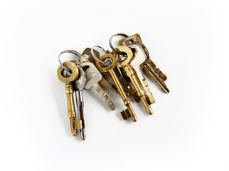 vintage golden keys