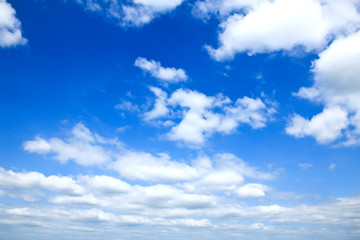 Blue sky with clouds