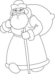 Santa Clause, sketch, Happy New Year