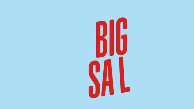 Big Sale design, Video Animation