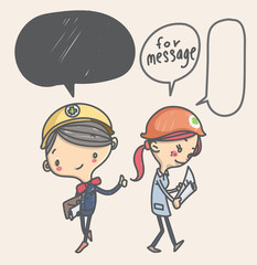 ngineer Cute cartoon characters