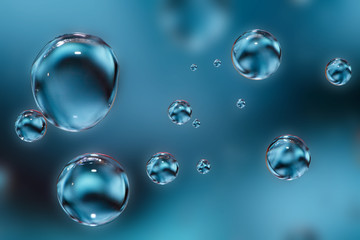 Blue Drops Background