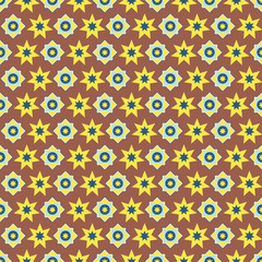 Seamless colorful background with abstract geometric shapes