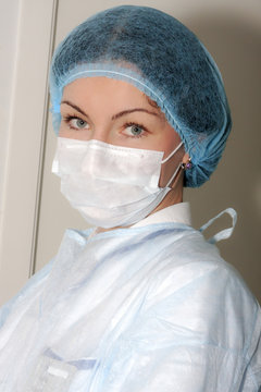 Portrait of a beautiful surgeon