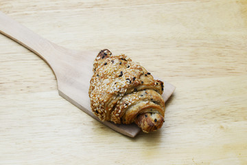 croissant and sandwiches 