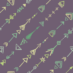 Seamless tribal pattern