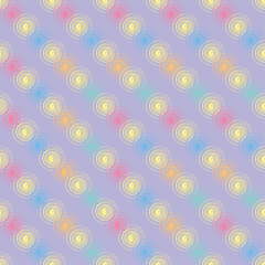 Seamless colorful background with abstract geometric shapes