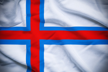 Fototapeta premium Faroe Islands Flag