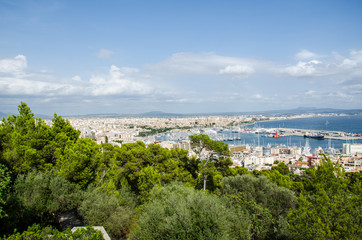 Panorama Palma di Maiorca