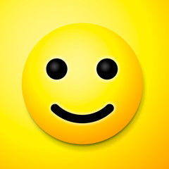 Emoji smile symbol