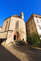 Chapel of Santa Barbara - Merano Italy / Chapel of Santa Barbara (St. Barbara) 1450. Merano, Bolzano, Trentino Alto Adige, Italy