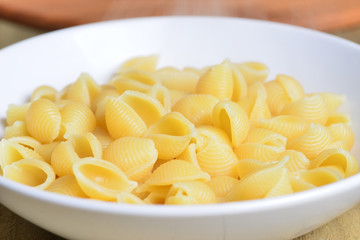 Cooked pasta