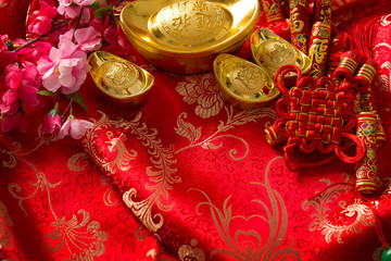Chinese new year decorations background