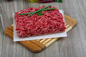 Minced beef meat