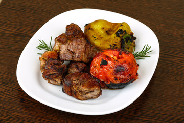 Grilled pork meat - shaslik