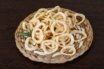 Fried onion rings