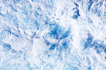 Rough seas and spray