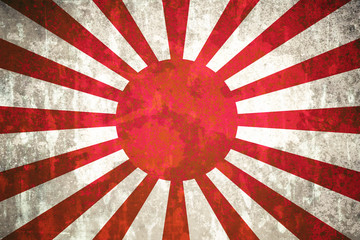 Obraz premium Japan flag on concrete textured background
